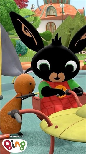 Flop spins Bing in the park! | #Shorts | Bing Shorts