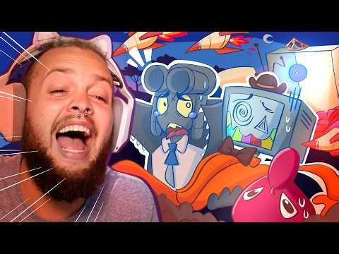 DON'T LET THE DEATH CUBE CATCH YOU 😭 (SMG4 Puzzlevision Saga FULL REACTION) - Part 9