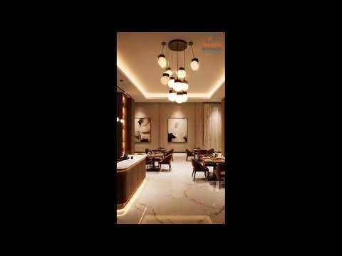 Stylish Restaurant Interior Design 3D Architectural Walkthrough 1