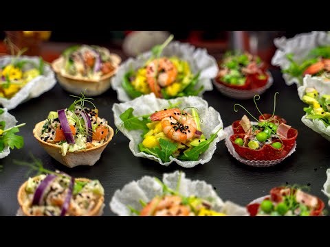 Mini Cups, Shells & Rolls: Crispy and Elegant Mini Bites. Salmon, Bacon & Mango 5-Minute Appetizers