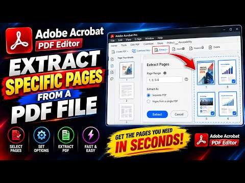 How to Save Specific Pages from a PDF Using Adobe Acrobat Pro