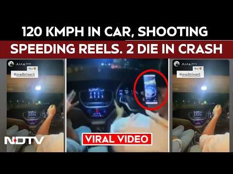 120 kmph In Hyundai Verna At Night, Shooting Speeding Reels. 2 Die In Crash