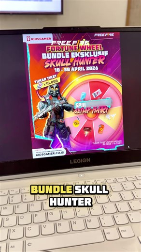 Bundle Skull Hunter rilis lagi! 🥶 #FreeFire #FreeFireMAX #MiminBooyahID #FF #Kiosgamer