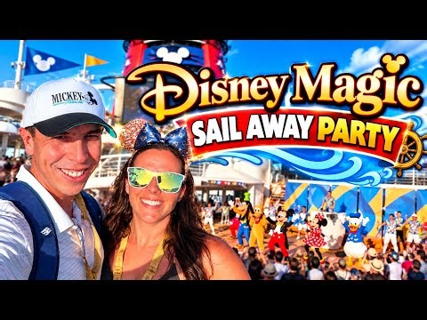 Disney Magic Sail Away Party! 🚢✨ The PERFECT Start to a Disney Cruise
