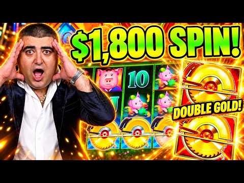 The $1,800 Spin That Triggered DOUBLE GOLD BUZZ SAWS!