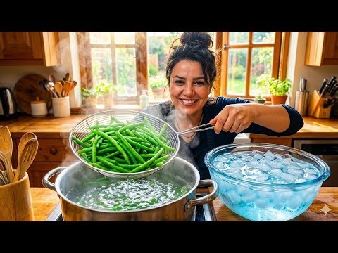 The best way to keep vegetables fresh/How to freeze green beans without blanching?