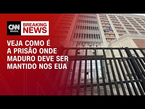 "Condições horripilantes": Como é prisão onde Maduro deve ser mantido | CNN NEWSROOM