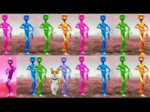 Alien dance VS Funny alien VS Dame tu cosita VS Funny alien dance VS Green alien dance 2025