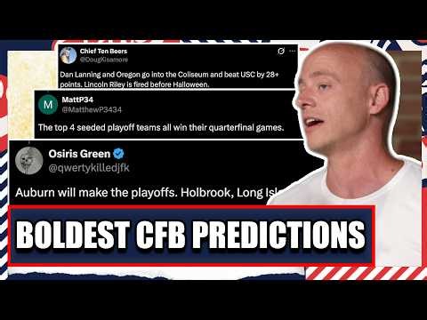 Boldest CFB Predictions For 2026 - Josh Pate's College Football Show