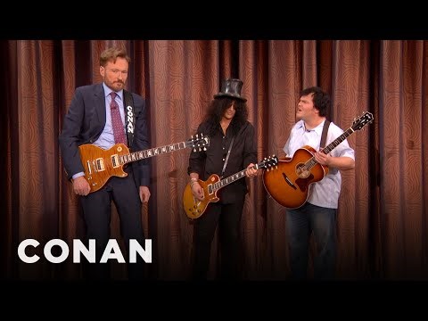 Jack Black & Conan’s Guitar Battle | CONAN on TBS