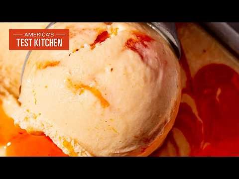 A Peach Ice Cream Recipe That Actually Tastes Like Peaches | America's Test Kitchen
