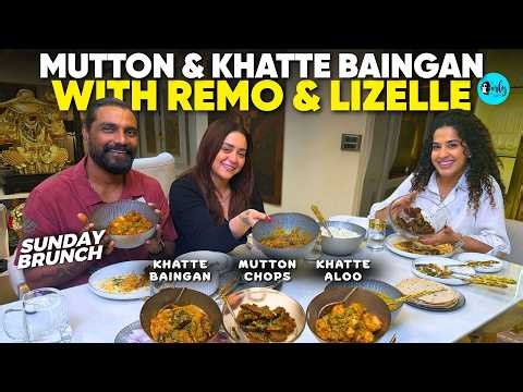 The Best Homemade Mutton But Remo Is Not Allowed To Eat 😳| Sunday Brunch with Remo & Lizelle D'Souza