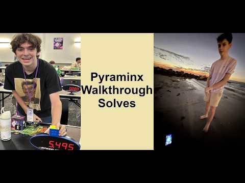 Pyraminx Walkthrough Solves from sub 3 Solvers