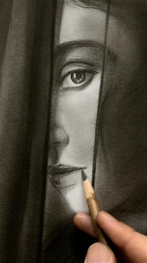 Sketching a veiled face ✍️#drawingtutorial #howtodrawaface #howtodraw #easydrawing #drawing #desenho #dibujo #disegno #dessin #tutorialdedesenho | Keith Nunes