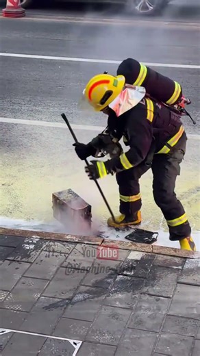 Lithium Car Battery Fire Risk | Firefighter Emergency Response