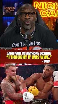 We were waiting to see if Jake Paul’s brother was gonna run out with a chair😒 #nightcap #jakepaul