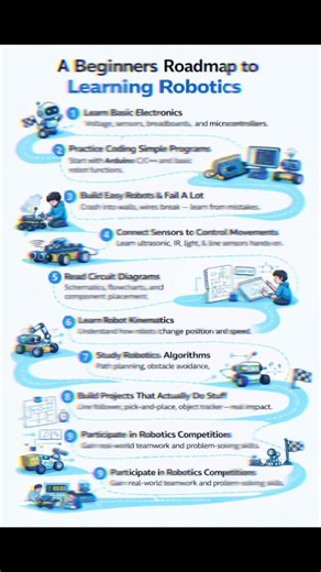 Learn Robotics in 2026 🤖 Full Roadmap for Beginners!