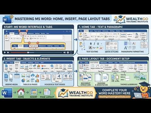 MS Word Complete Tutorial for Beginners |