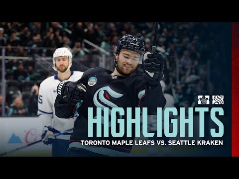 Toronto Maple Leafs vs. Seattle Kraken | 1/29 Game Highlights