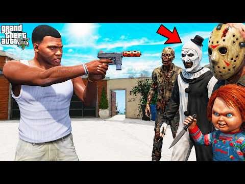 Franklin Fights Every Monster Villain in GTA 5 | SHINCHAN and CHOP