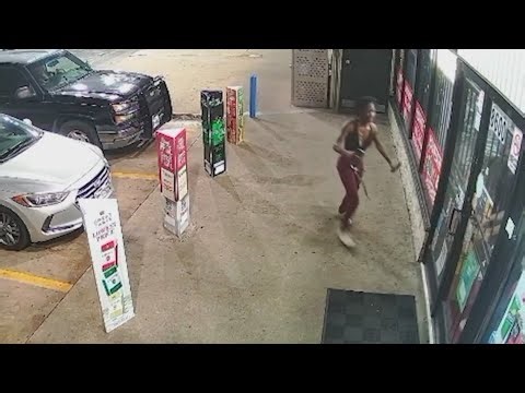 Video shows chaos before Houston stabbing spree suspect arrested