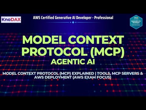 Model Context Protocol (MCP) Explained | Tools, MCP Servers & AWS Deployment (Agentic AI)