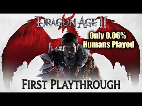 only 0.06% people played this game | Dragon Age 2 First Playthrough!🔴1000 Sub Goal🔴 #multistream