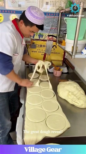 Watch This Master Chef Carve PERFECT Dough Circles! 🥖 His Speed and Precision are Absolutely INSANE!