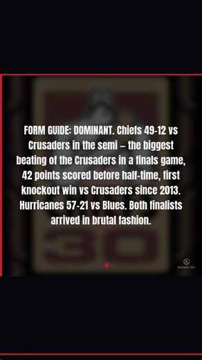 CAN THE CHIEFS BREAK THE CURSE? Super Rugby Pacific Grand Final Preview 2026