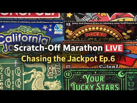 Scratch-Off Marathon LIVE | Chasing the Jackpot Ep. 6 🎟