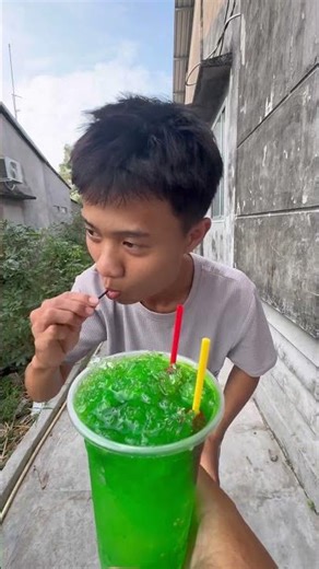 A green ice cream sundae and three lollipops #shorts