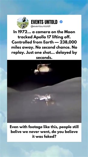 Apollo 17’s One-Take Footage