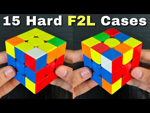Learn ALL 41 F2L Cases WITHOUT Algorithms! (Part 2: The Hard Cases)