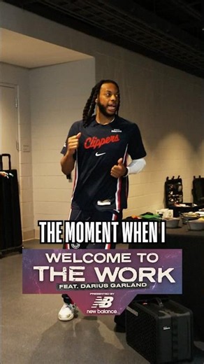 Get a peek at Darius Garland’s routine, presented by @newbalance