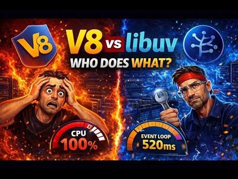 Node.js Wasn’t Slow — You Misused V8 vs libuv (Real Production Failure)