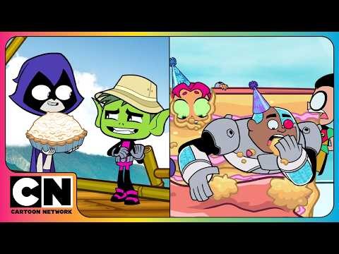 🍰😂 Teen Titans Go! | COMPILATION | DESSERT 🍦OR DESERT?! 🌵 | @cartoonnetworkasia