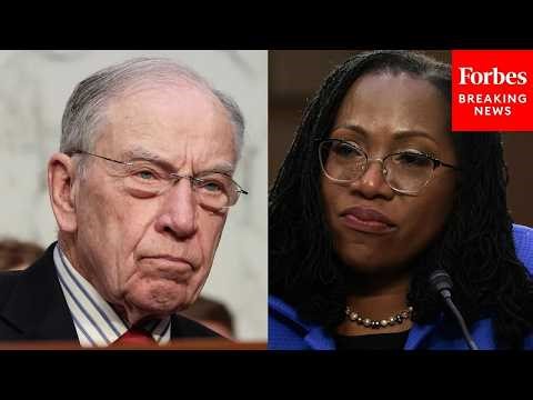 Grassley Roasts KBJ For Not Being Answer What A Woman Is In Defense Of Trump-Backed Nominees