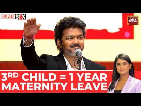 CM Vijay Extends Maternity Leave To 365 Days For 3rd Child Amid Tamil Nadu Falling Fertility Rates