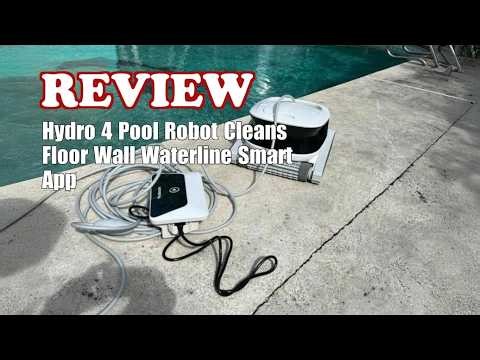 Hydro 4 Pool Robot Review: Floor, Wall & Waterline Cleaner, App Control, 50ft Cord - 2026