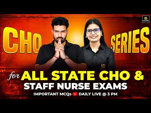 CHO Series 2026 | All State CHO & Staff Nurse Exam | MP CHO Vacancy 2026 | Utkarsh Nursing
