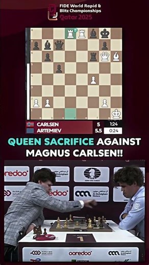 When you SACRIFICE THE QUEEN vs Magnus Carlsen 🤯