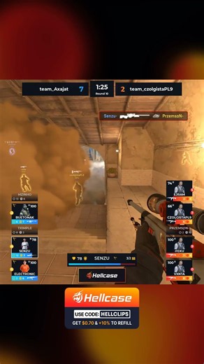 Connector LOCKDOWN — Senzu hits triple with AWP #senzu #faceit #cs2 #hellcase