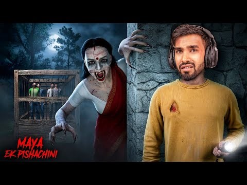 CAN I ESCAPE FROM MAYA HORROR HOUSE | TECHNO GAMERZ HORROR GAME | TECHNO GAMERZ