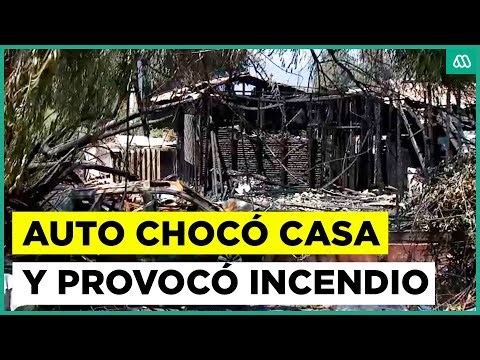 Familia perdió su casa por culpa de conductor ebrio que provocó incendio tras chocar con domicilio