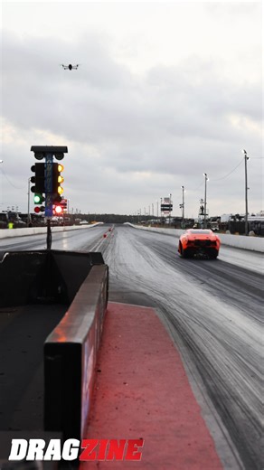 A red light start of .006 for Derek Menholt triggered the win-light for Steve Jackson Racing during the final round of Outlaw Pro Mod at the Drag Illustrated US Street Nationals! | Dragzine.com