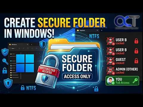 How to Secure or Lock Down a Folder in Windows Using NTFS Permissions