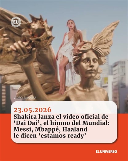 Shakira lanza el video oficial de ‘Dai Dai’, el himno del Mundial 2026