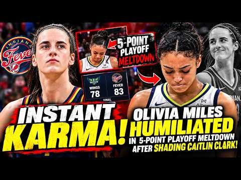 INSTANT KARMA! Olivia Miles HUMILIATED In 5-Point Playoff Meltdown After Shading Caitlin Clark!