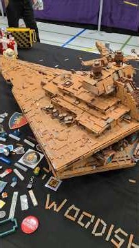 LEGO Star Wars Wooden Star Destroyer by Jacob & Carl Engberg #lego