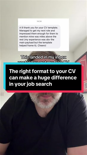 The right format to your CV can make a huge difference in your job search #creatorsearchinsights #jobsearching #careeradvice #hiring #recruitment